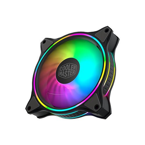 COOLER MASTER MASTERFAN MF120 HALO BLACK ARGB 120MM CASE FAN