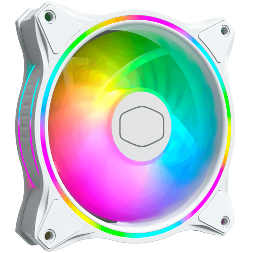 Cooler Master Masterfan MF120 Halo White ARGB 120MM Case Fan
