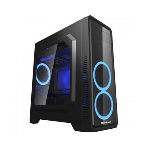 MaxGreen G561-F Blue Window ATX Casing MaxGreen G561-F Blue Window ATX Casing
