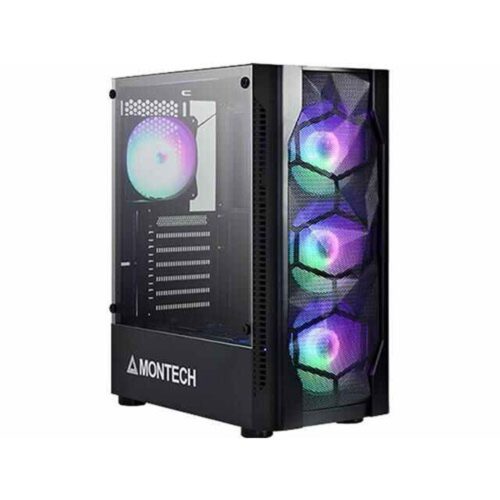 Montech X1 Mesh Black ATX Mid-Tower High Airflow Desktop Gaming Case