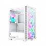 Montech X3 Glass White ATX Mid Tower High Airflow PC Gaming Case