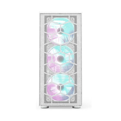 Montech X3 Mesh White ATX Mid Tower High Airflow PC Gaming Case