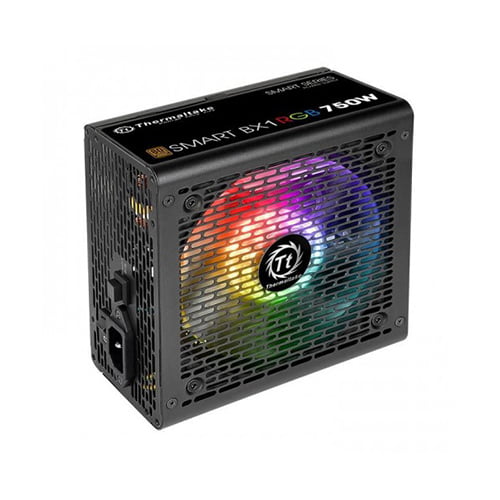Thermaltake Smart BX1 RGB 750W 80 Plus Bronze Sleeve Cable Flat Power Supply