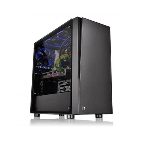Thermaltake Versa J21 TG Mid Tower Chassis Black
