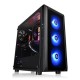 Thermaltake Versa J23 TG MB SYNC RGB Mid Tower Casing Black