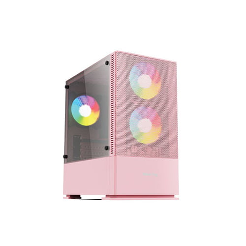 VALUE TOP VT-B701-P MINI TOWER MICRO-ATX GAMING CASE (PINK)