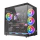 XIGMATEK AQUARIUS PLUS BLACK TEMPERED GLASS ATX CASE