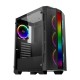 XIGMATEK TRIDENT TEMPERED GLASS ATX MID TOWER GAMING CASE (BLACK)