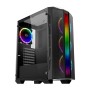 XIGMATEK TRIDENT TEMPERED GLASS ATX MID TOWER GAMING CASE (BLACK)