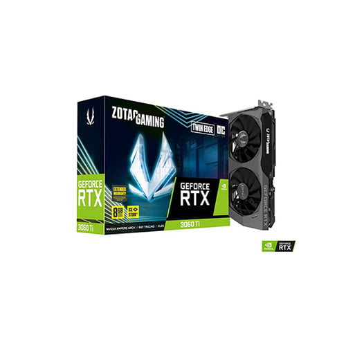 ZOTAC GAMING GeForce RTX 3060 Ti Twin Edge LHR 8GB Graphics Card 