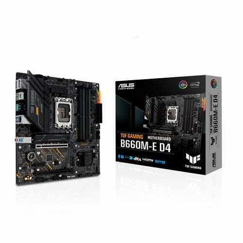 ASUS TUF GAMING B660M-E D4 13 & 12th Gen DDR4 mATX Motherboard