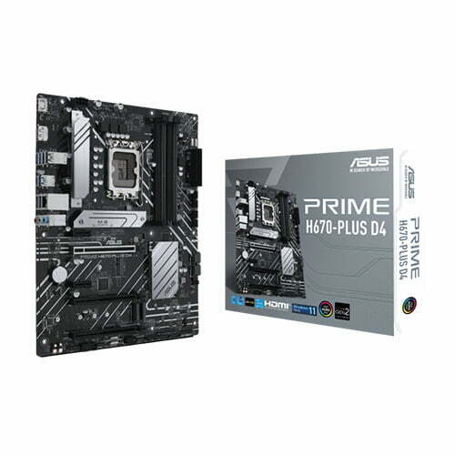 Asus PRIME H670-PLUS D4 12th Gen Intel Motherboard