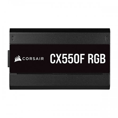 Corsair CX550F RGB 550 Watt 80 Plus Bronze Certified Fully Modular Power Supply