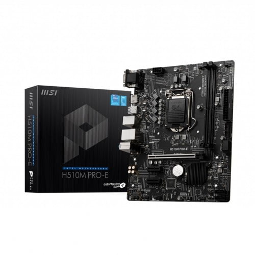 MSI H510M PRO-E Intel 10th and 11th Gen Mirco-ATX Motherboard