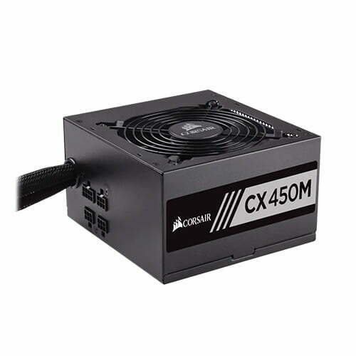CORSAIR CX450M 450W 80 PLUS BRONZE  Semi-Modular Power Supply