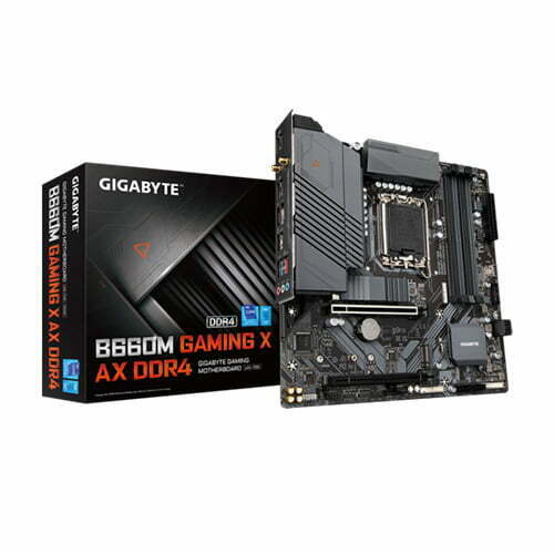 Gigabyte B660M GAMING X AX DDR4 12th Gen Intel Micro-ATX Motherboard