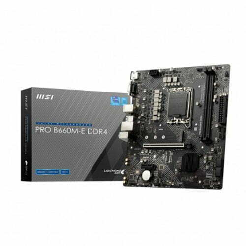 MSI PRO B660M-E DDR4 12th Gen M-ATX Motherboard