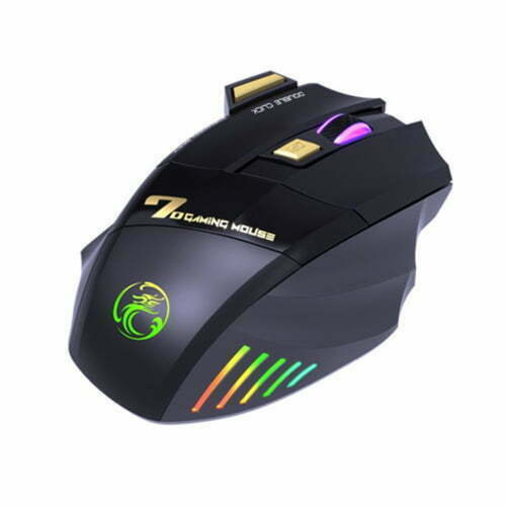 Imice IMICE GW-X7 7 BUTTONS RECHARGEABLE RGB WIRELESS GAMING MOUSE
