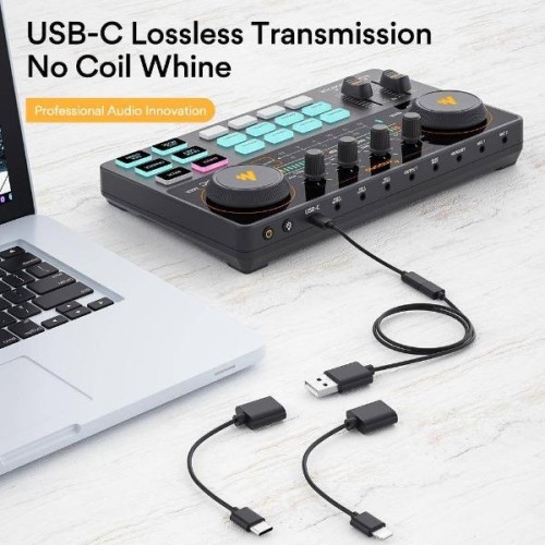 MAONO AU-AM200 MAONOCASTER LITE MIXER PORTABLE PRODUCTION STUDIO SOUND CARD