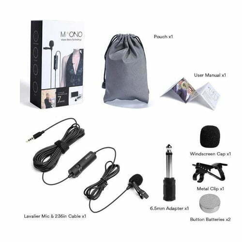 MAONO AU-100 PODCAST LAVALIER MICROPHONE