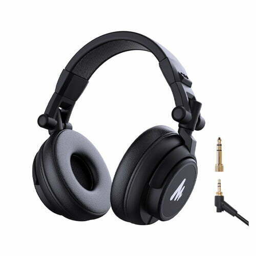 MAONO AU-MH601 DJ Studio Monitor Headphones with 50mm Driver