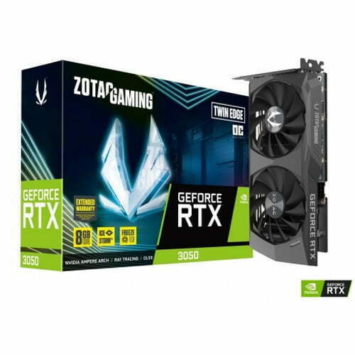 Zotac Gaming GeForce RTX 3050 Twin Edge OC 6GB GDDR6 Graphics Card