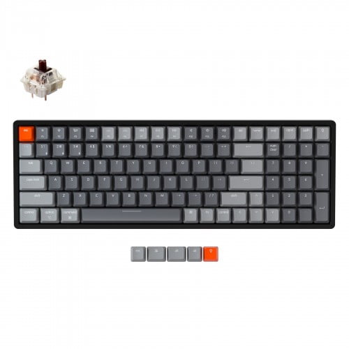 KEYCHRON K4 WIRELESS HOT SWAP RGB ALUMINUM FRAME MECHANICAL KEYBOARD (VERSION 2) KEYCHRON K4 WIRELESS HOT SWAP RGB ALUMINUM FRAME MECHANICAL KEYBOARD (VERSION 2)