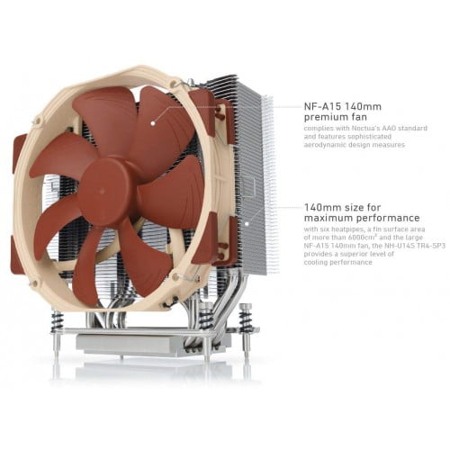 Noctua NH-U14S TR4-SP3 Premium CPU Cooler with NF-A15 140mm Fan