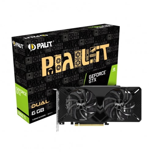 Palit GeForce GTX 1660 Ti DUAL 6GB GDDR6 Graphics Card Palit GeForce GTX 1660 Ti DUAL 6GB GDDR6 Graphics Card