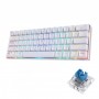 Redragon K530 Draconic 60% Compact RGB Wireless Mechanical Blue Switch Gaming Keyboard (White)