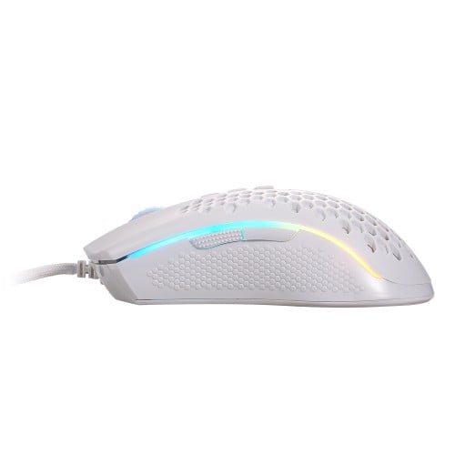 Redragon M808 Storm White Lightweight RGB Honeycomb Gaming Mouse