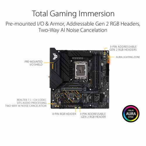 ASUS TUF Gaming B660M-PLUS WIFI D4 12th Gen Intel Motherboard