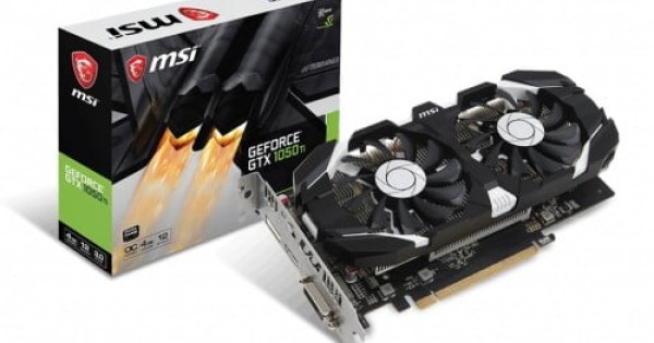 MSI GeForce GTX 1050 Ti 4GT OCV1 4GB Graphics Card