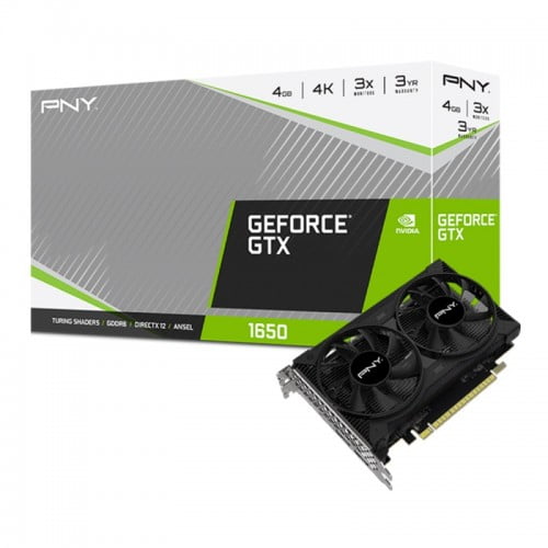 PNY GeForce GTX 1650 Dual-Fan 4GB GDDR6 Graphics Card(WITH FULL PC)