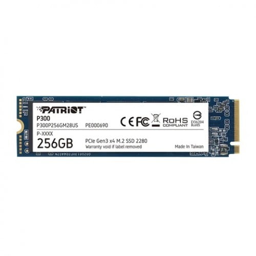 Patriot P300 256GB M.2 NVME PCIe Gen 3 x4  SSD