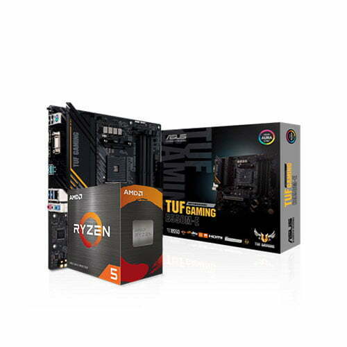 AMD RYZEN 5 5600X PROCESSOR  & ASUS TUF GAMING B550M-E MOTHERBOARD (WITH PC )