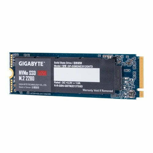 GIGABYTE 512GB M.2 PCIe SSD (GP-GSM2NE3512GNTD)