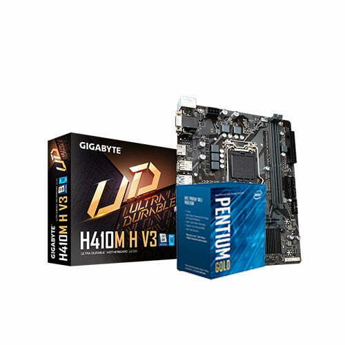 GIGABYTE H410M H V3 MOTHERBOARD & INTEL PENTIUM GOLD G6405 PROCESSOR (Combo)