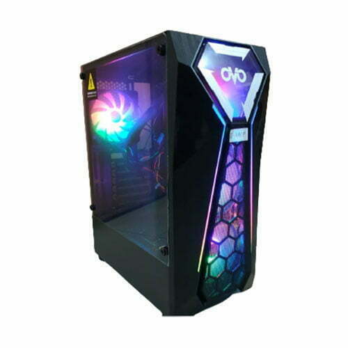 OVO E-335P MID TOWER GAMING RGB CASE