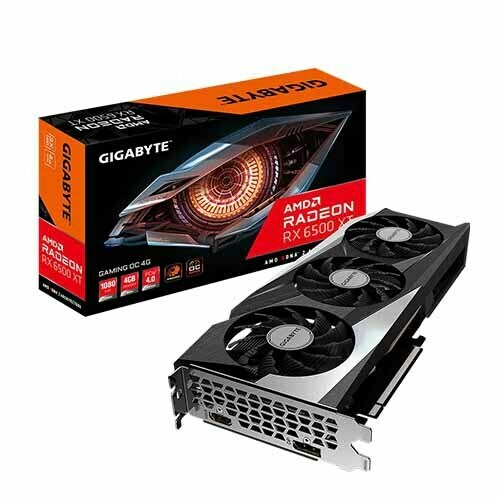 GIGABYTE Radeon RX 6500 XT GAMING OC 4GB GDDR6 Graphics Card