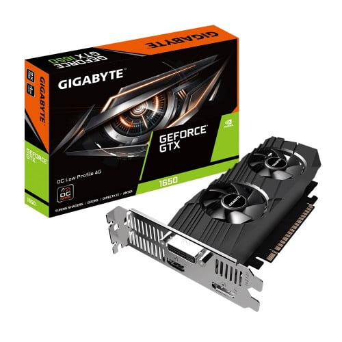 Gigabyte GeForce GTX 1650 OC Low Profile 4GB GDDR6 Graphics Card(WITH FULL PC)