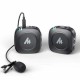 MAONO WM820 Real-time Monitoring and Mute Wireless Lavalier Mic
