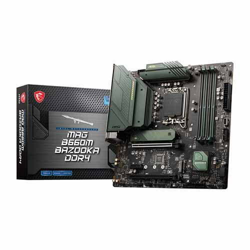 MSI MAG B660M BAZOOKA DDR4 13 & 12th Gen Intel Motherboard