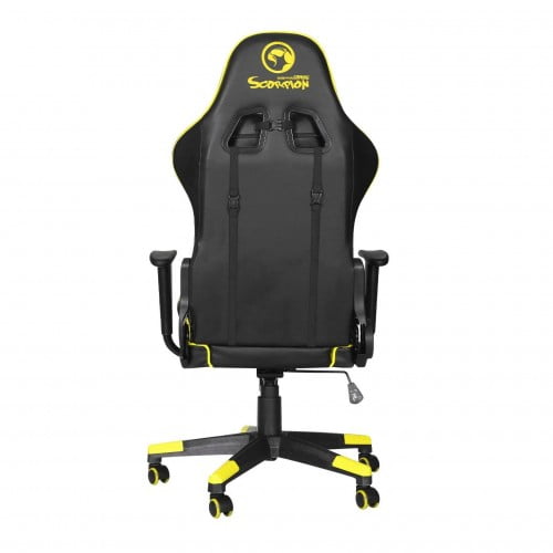 Marvo Scorpion CH-106 Adjustable Gaming Chair (Yellow & Black)