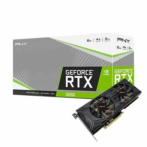 PNY GeForce RTX 3050 8GB UPRISING Dual Fan GDDR6 Graphics Card(WITH FULL PC)