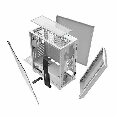 Montech Sky One High-End ARGB ATX Mid-Tower Gaming Case (White)