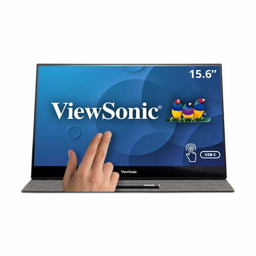 Viewsonic TD1655 15.6-inch Portable 1080p IPS Touch Monitor 