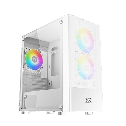 Xigmatek Oreo Arctic Tempered Glass Mini Tower Case