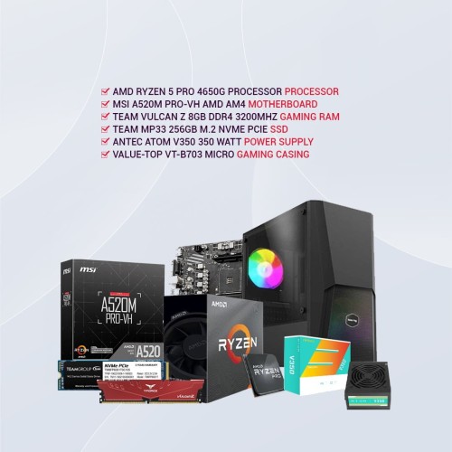 PC-Deal with AMD RYZEN 5 PRO 4650G PROCESSOR WITH RADEON GRAPHICS