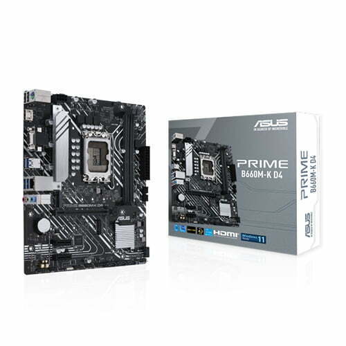 Asus PRIME B660M-K D4 DDR4 12th Gen Intel LGA1700 Socket Motherboard